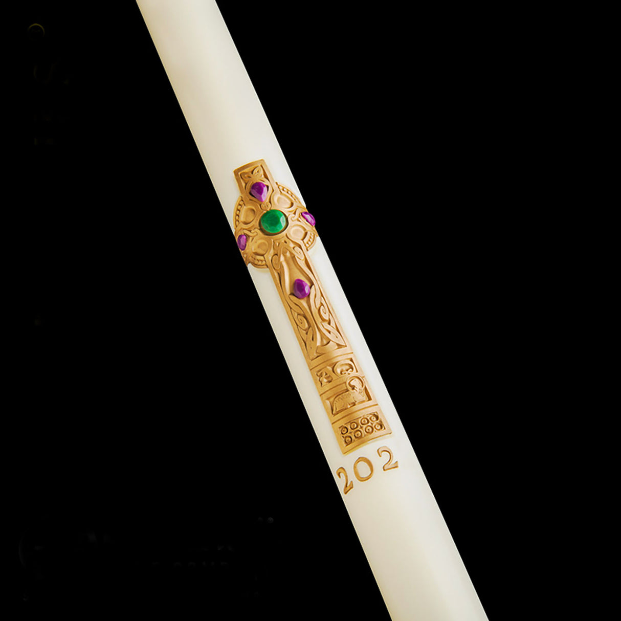 Cross of Erin Paschal Candles - All Sizes - from Eximious