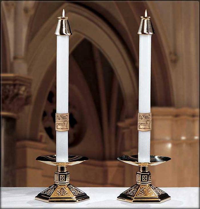 Cross of Erin Complementing Altar Candle Sets (2ct)