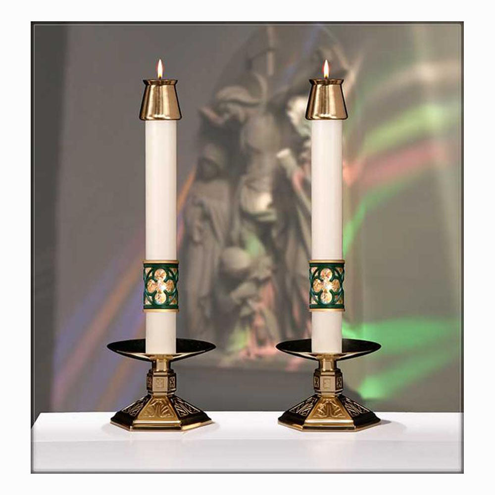 Christus Rex Complementing Altar Candle Sets
