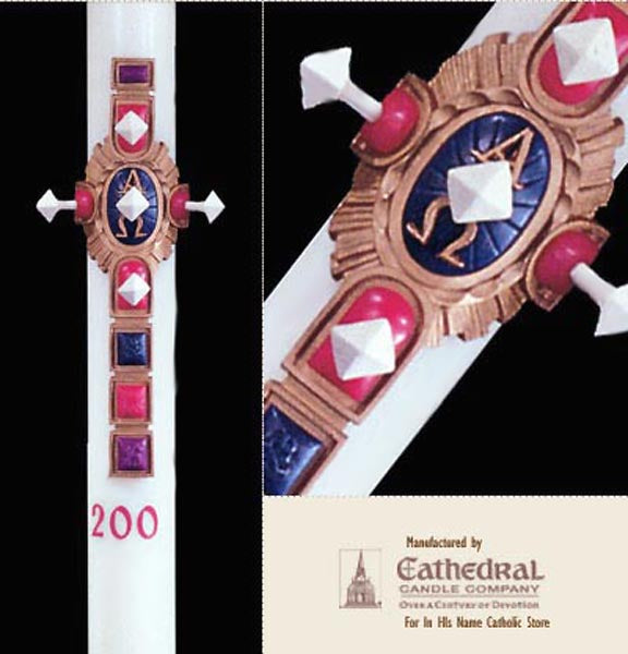 Christ Victorious Paschal Candles - All Sizes