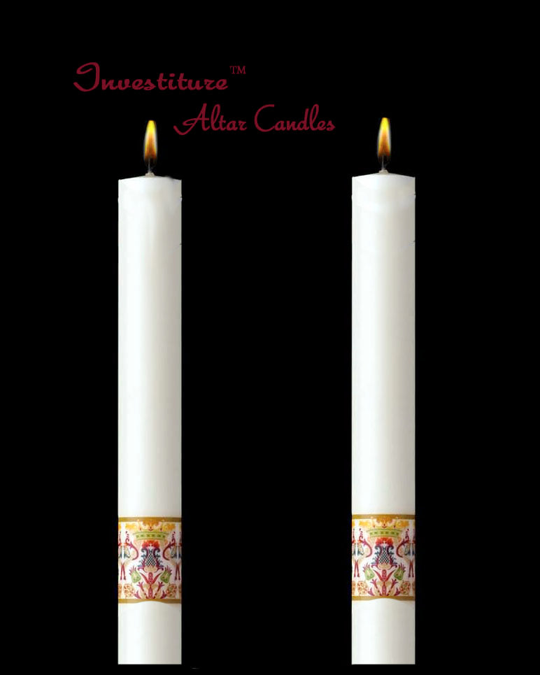 Investiture Altar Candles - All Sizes -no. 809866XX
