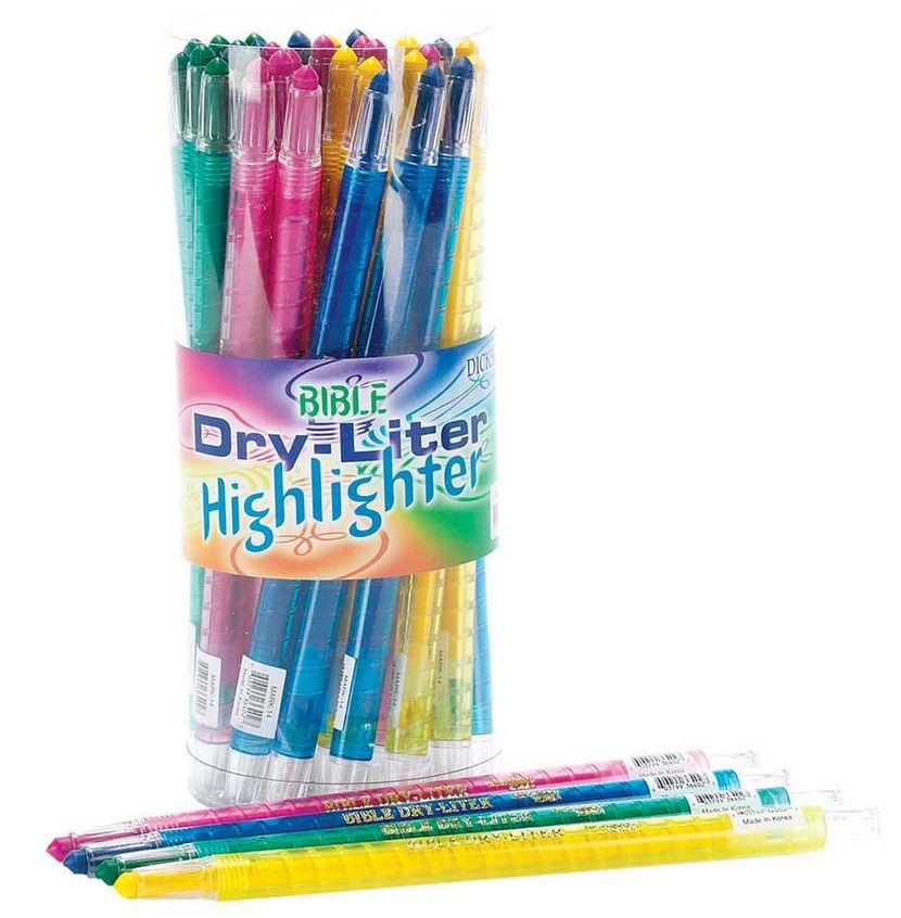Dry-Liter Retractable Bible Highlighters