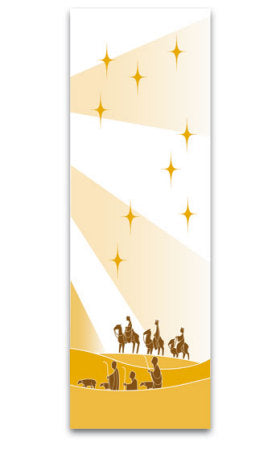 Christmas Wise Men Printed Banner no. 7129