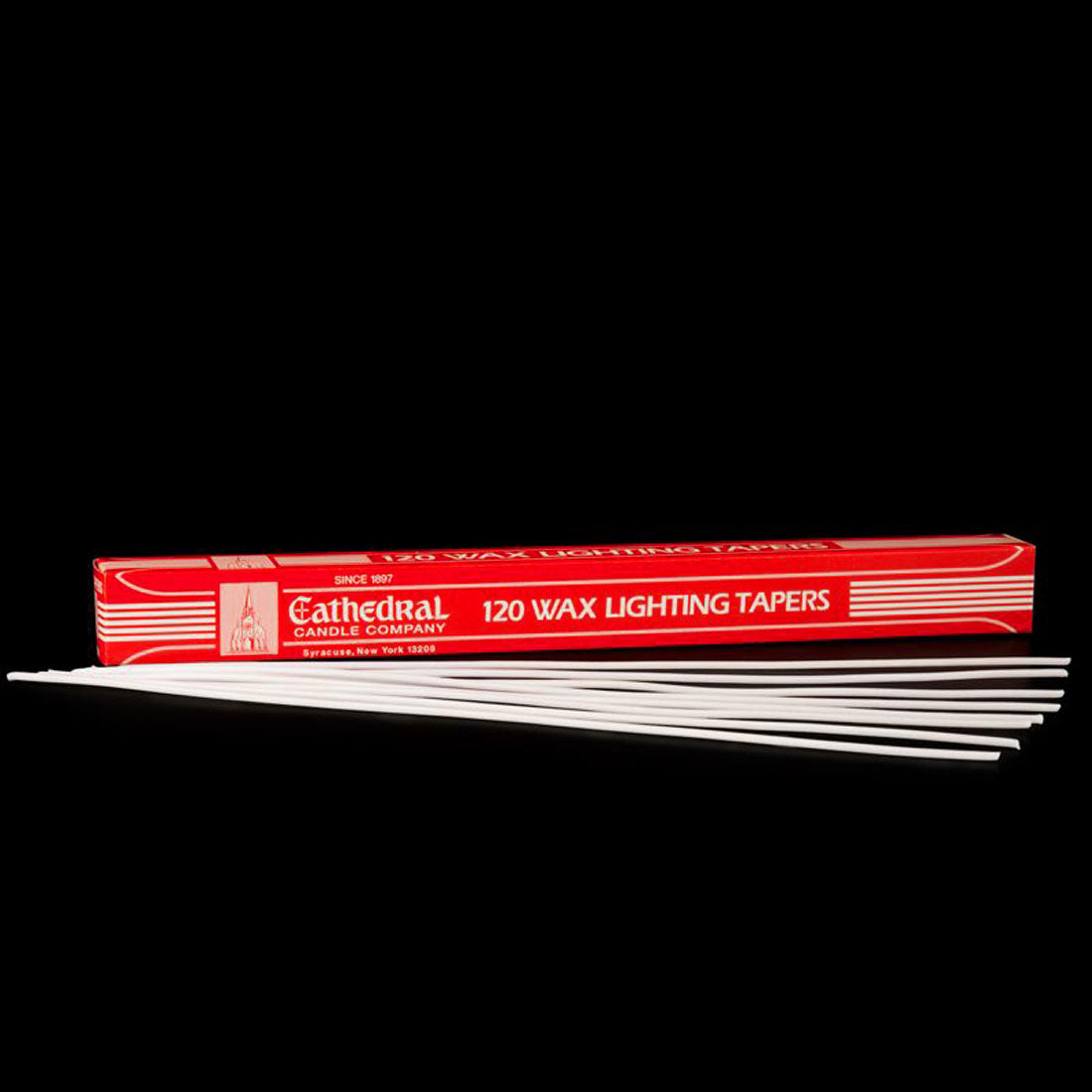 Waxed Candle Lighting Tapers - 120 ct. per box