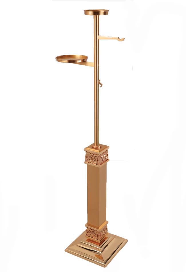 Cast High Relief Censer Stand with Tray - 90CE35