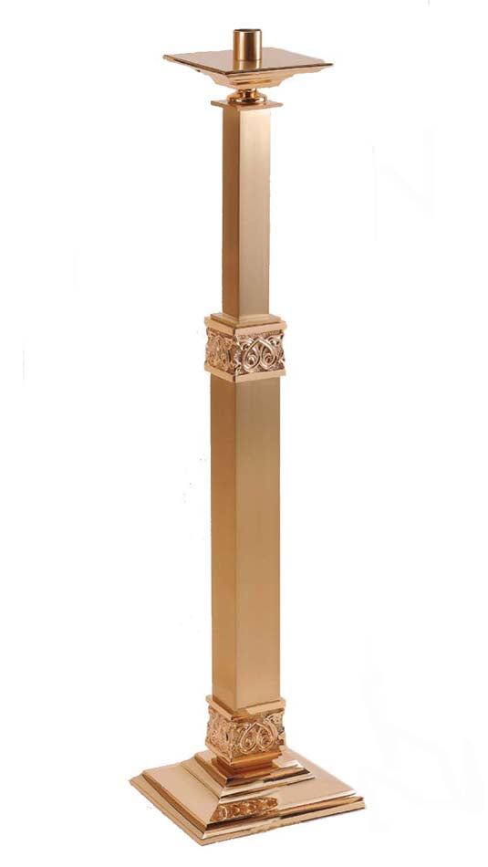 Cast High Relief Floor Candlestick 90FC35F