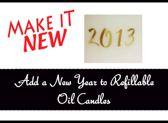 Annual Decal Numbers for Paschal OIl Candles