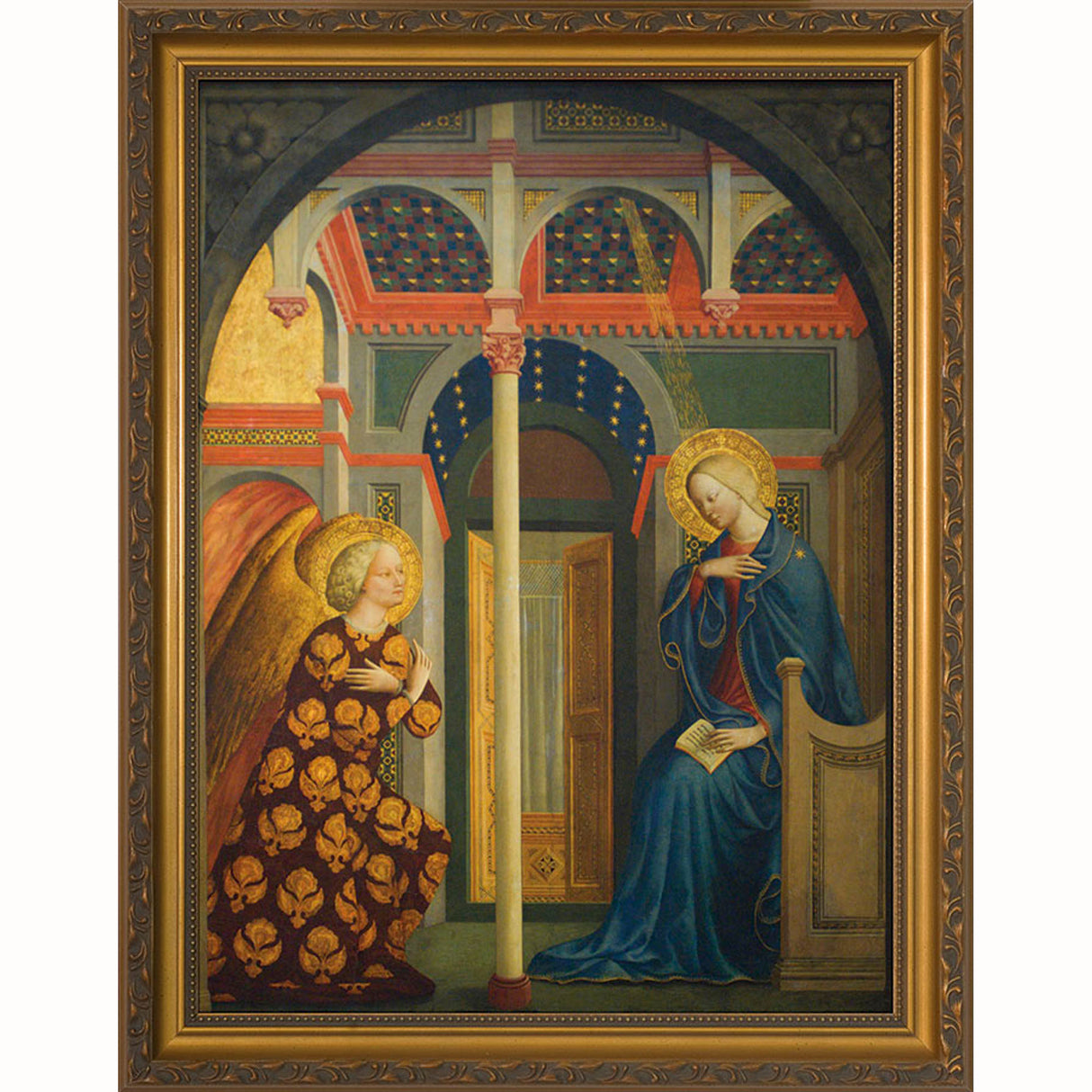 Annunciation (c. 1423/1424 ) - Framed Print under glass