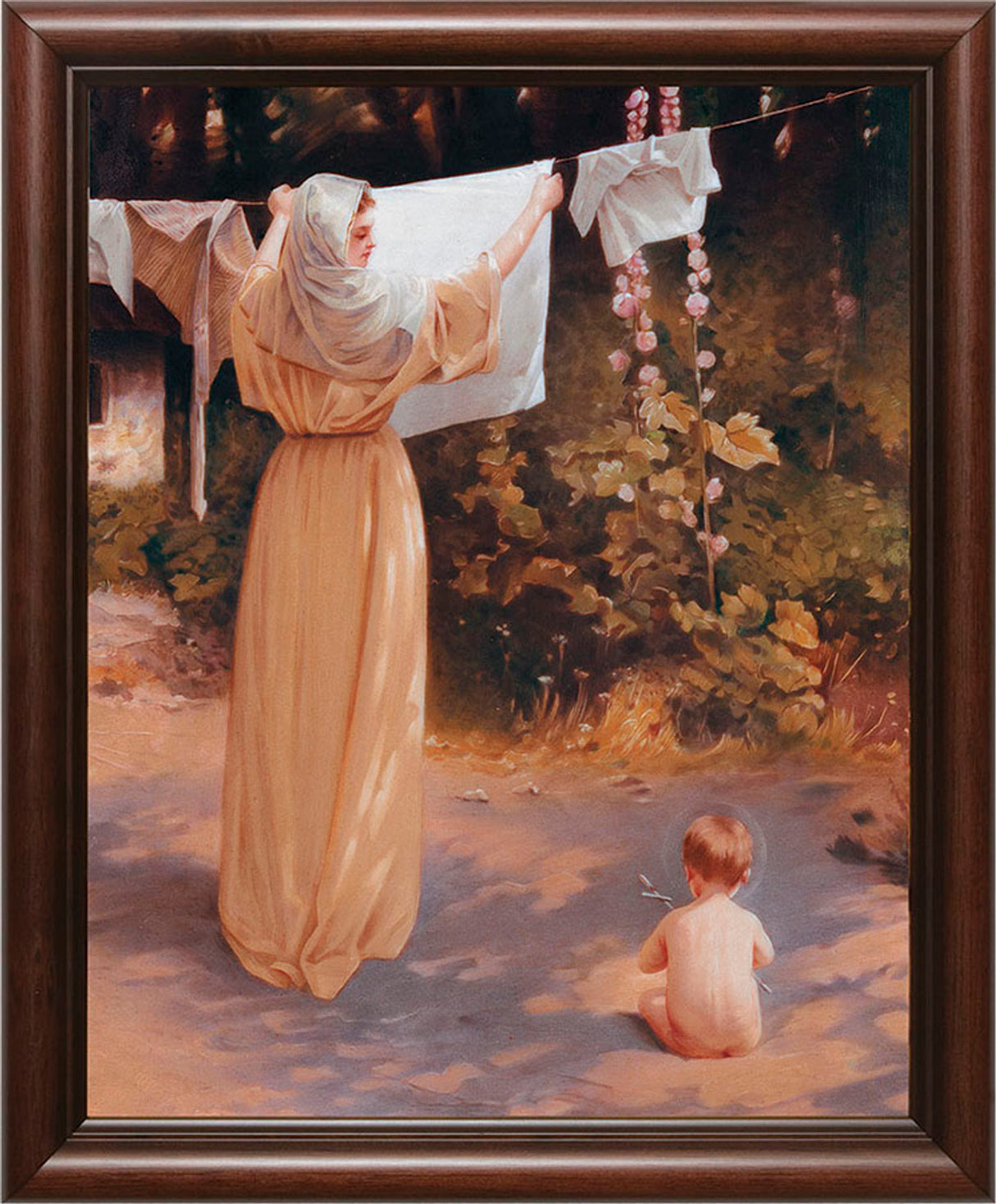 Polish Madonna Framed Print under glass