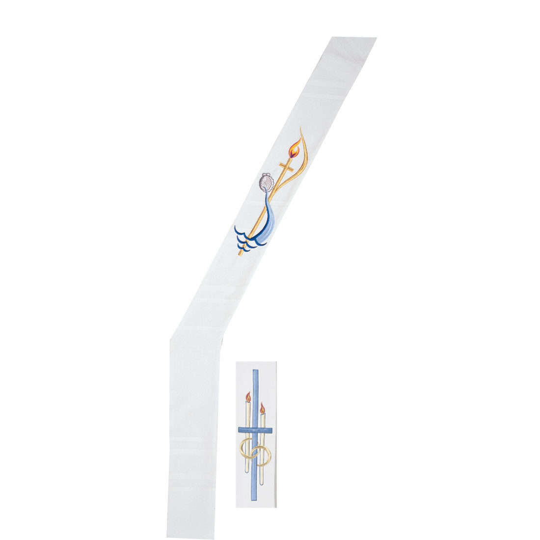 Reversible Marriage/Baptism Deacon Stole 590