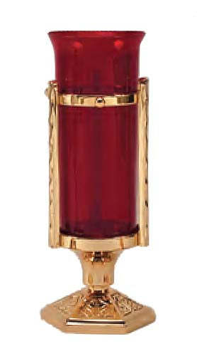 Tabletop Sanctuary Lamp with Hexagon Base - 99ASL42