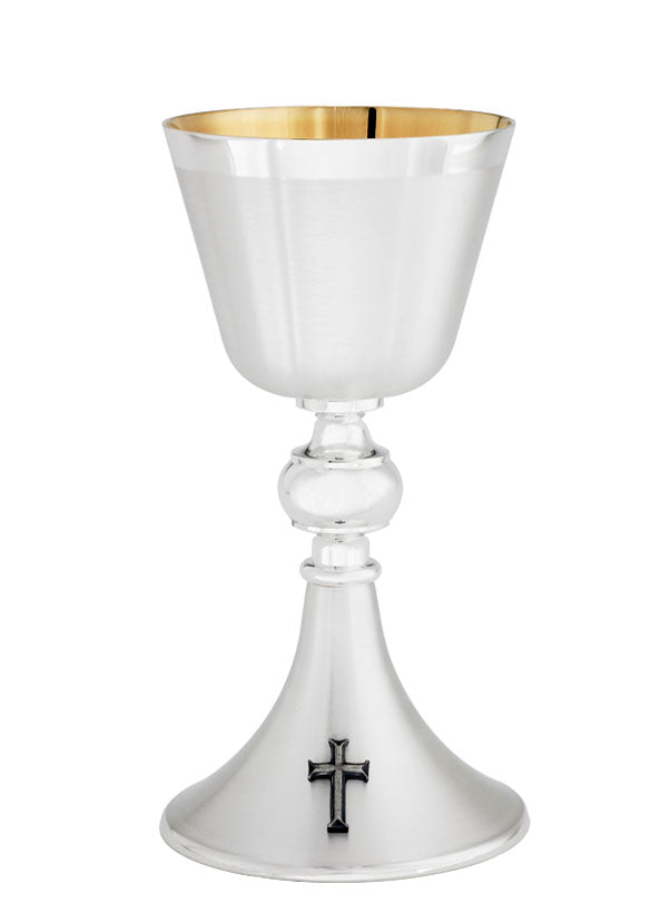 SIlver Plated Chalice with Paten - no. A-136S
