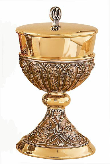 Gold Plated Evangelists & Apostles Ciborium B4137G