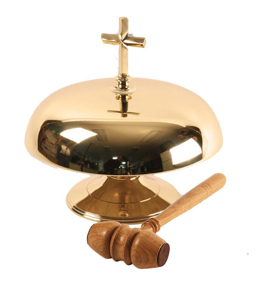 Church Gong with Cross and Striker K429