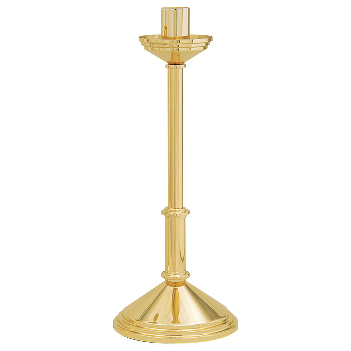 Polished Low Profile Paschal Candle Stand - K487