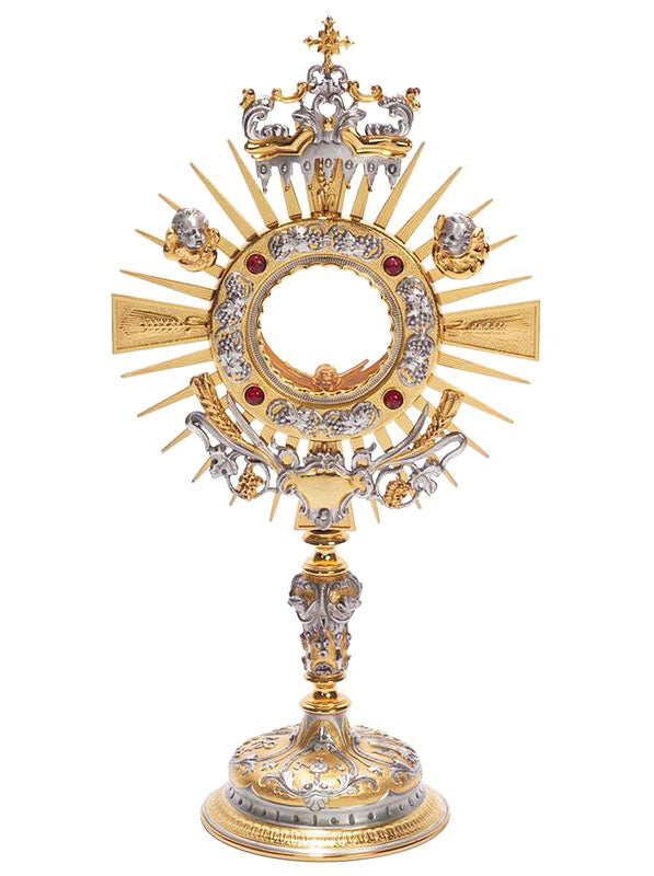 Ornate Gold Plated Monstrance K662 -