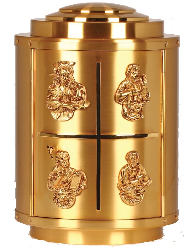 K670 Gold Plated 4 Evangelists Tabernacle