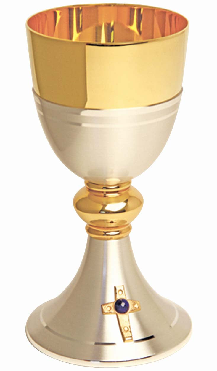 Tu-Tone Chalice with Banded Calix K920