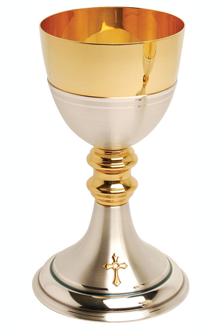 24kt and Silver Plated Chalice K922