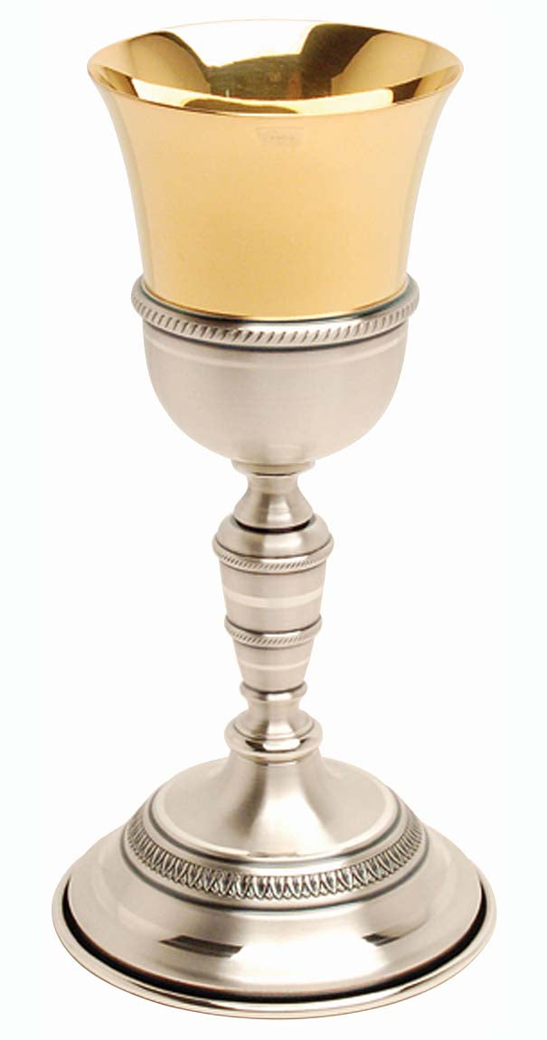 Silver and Gold Tulip Cup Chalice K923