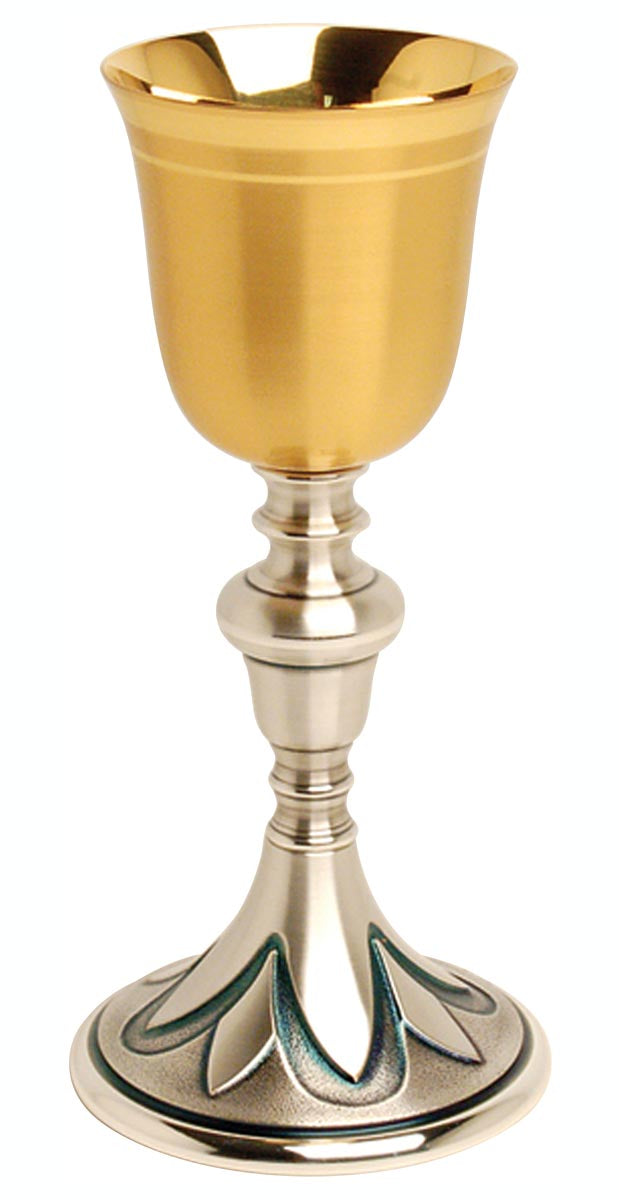 Silver and Gold Tulip Cup Chalice K926