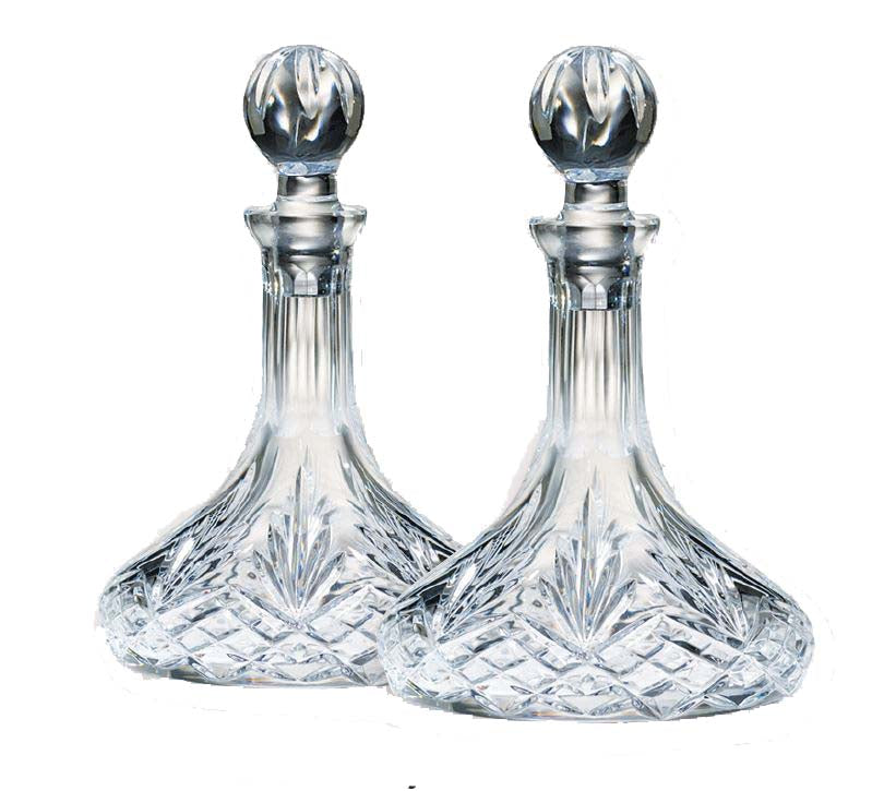 15oz Crystal Cruet Set K954