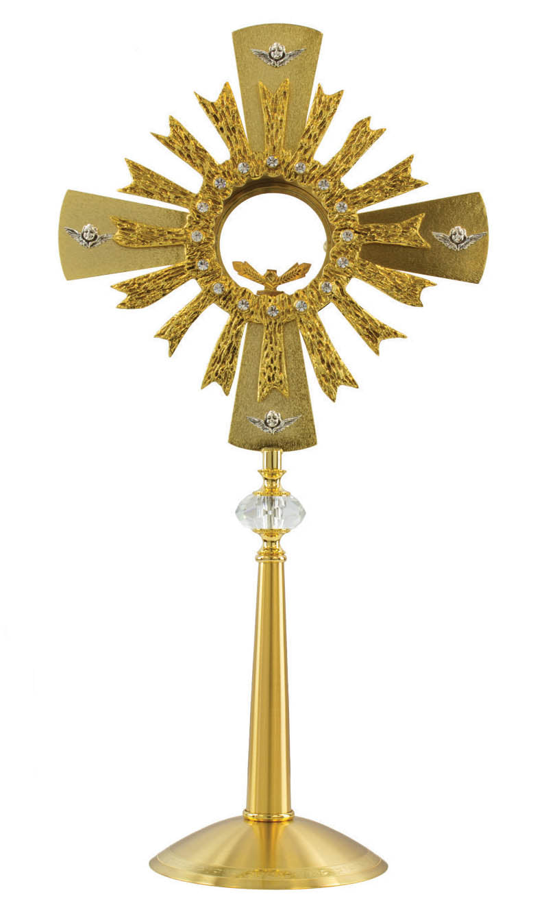 Textured Face Monstrance M2030