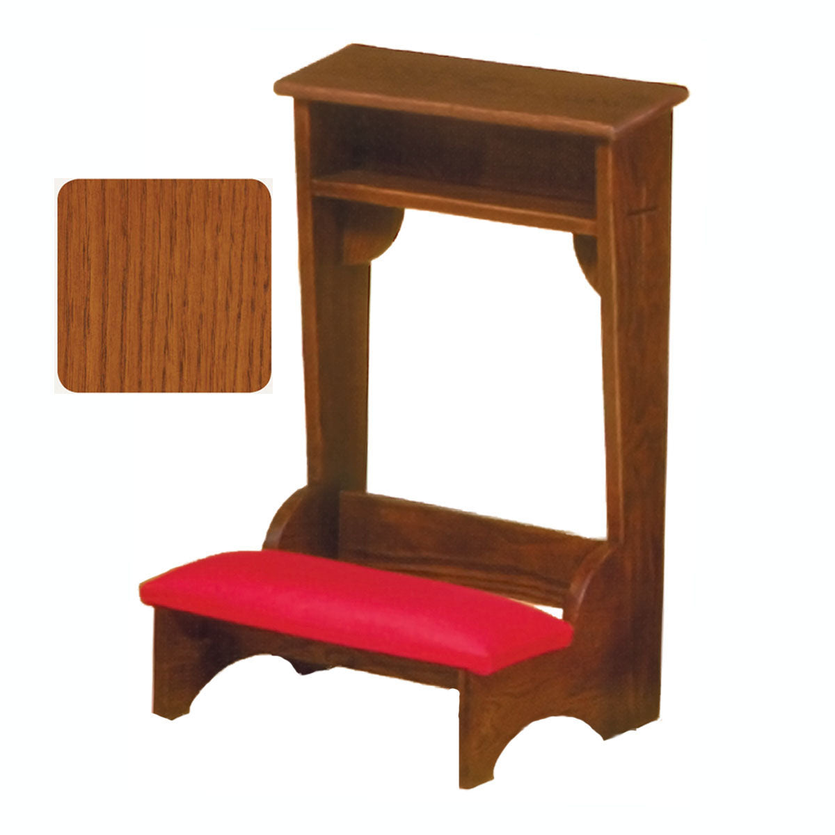 Sunset Finish 22 inch wide Traditional Prie Dieu 2222