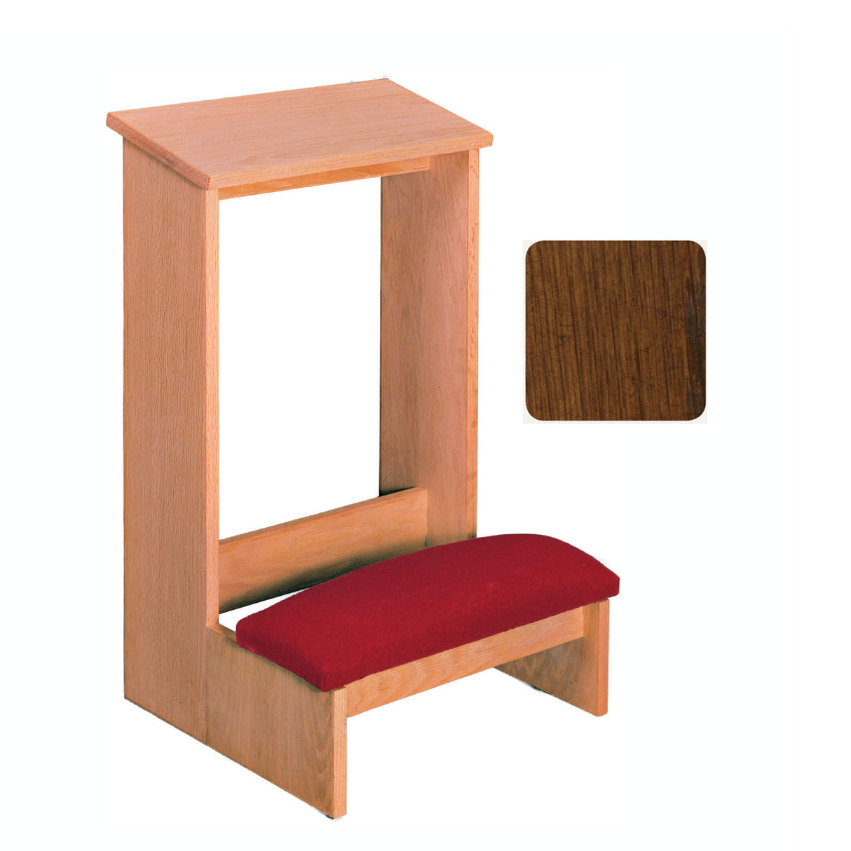 Antique Cherry 19 inch wide Prie Dieu 2300