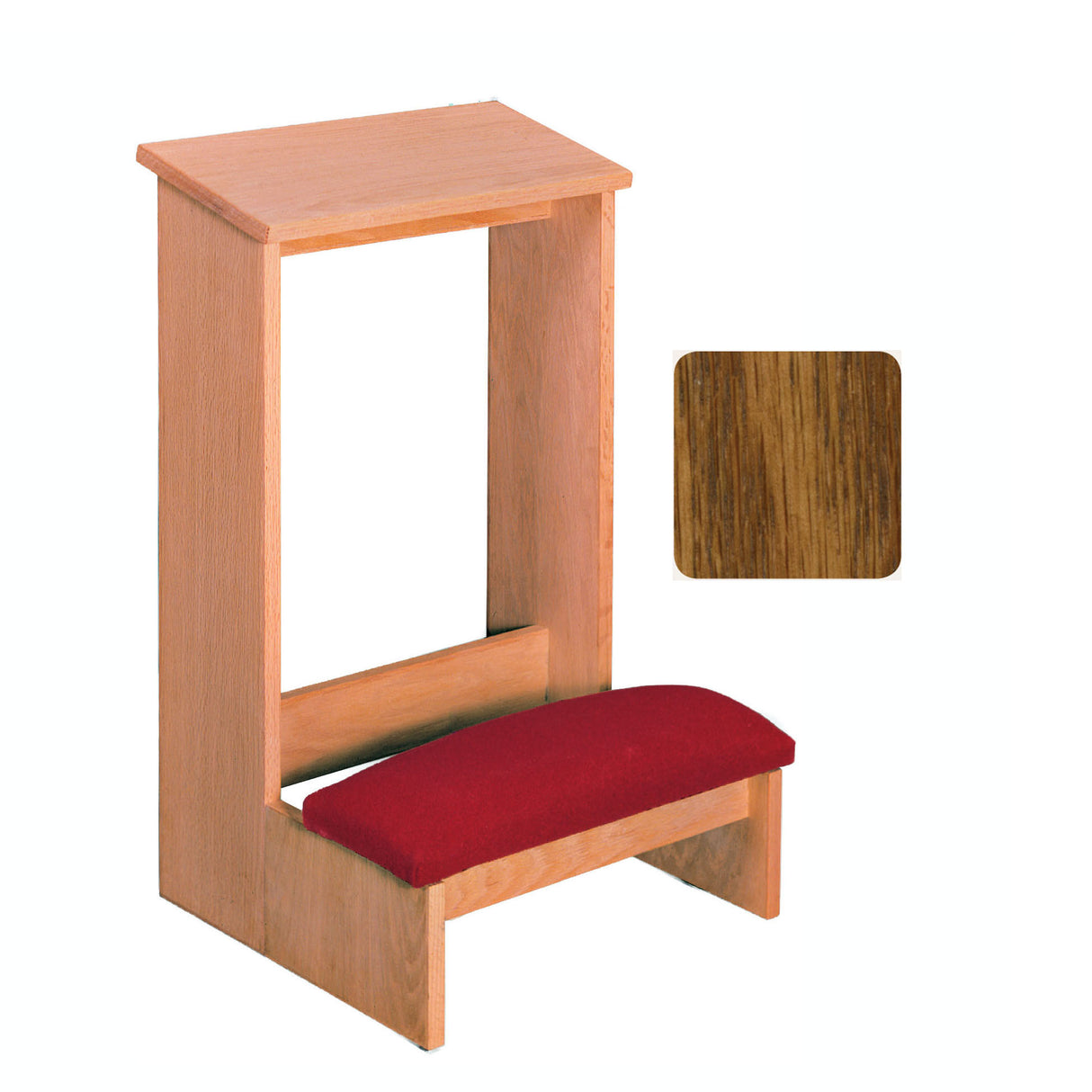 Amber Finish 19 inch wide Prie Dieu 2300