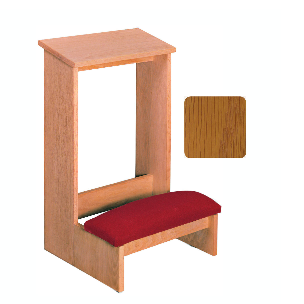 Golden Oak Finish 19 inch wide Prie Dieu 2300