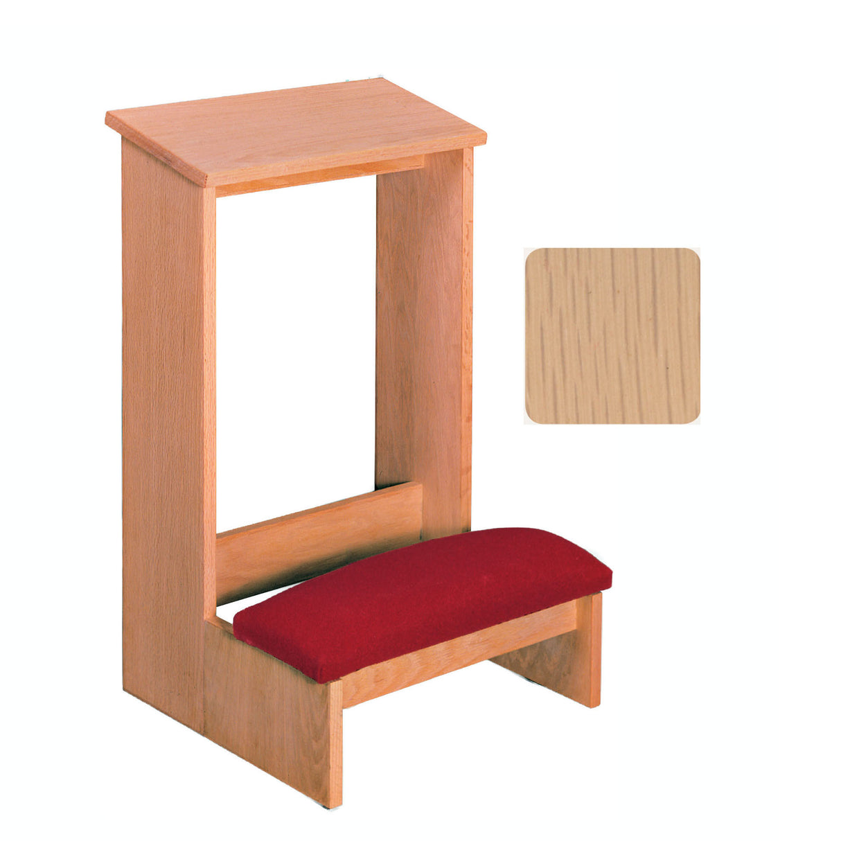 Limed Oak Finish 19 inch wide Prie Dieu 2300