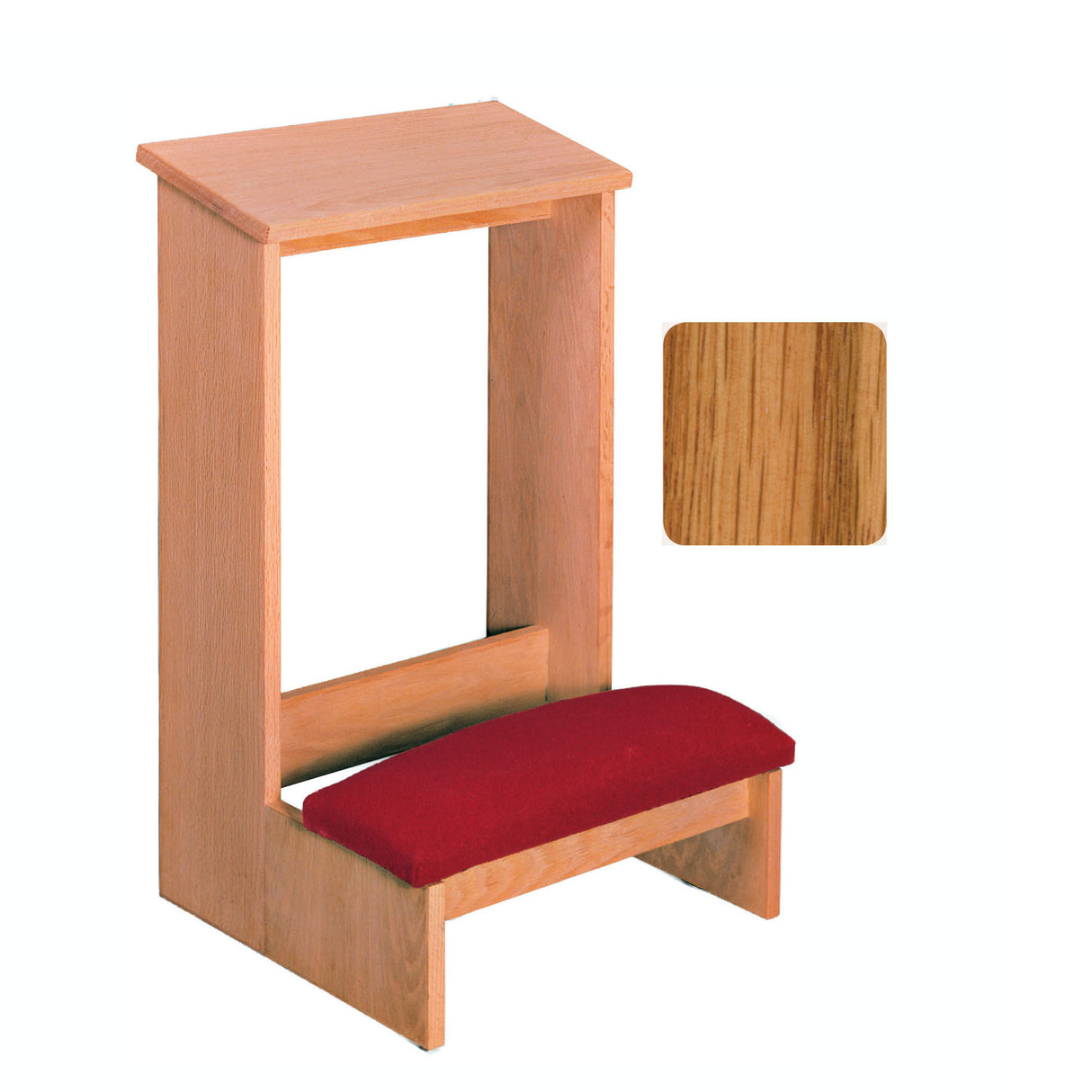 Light Oak Finish 19 inch wide Prie Dieu 2300