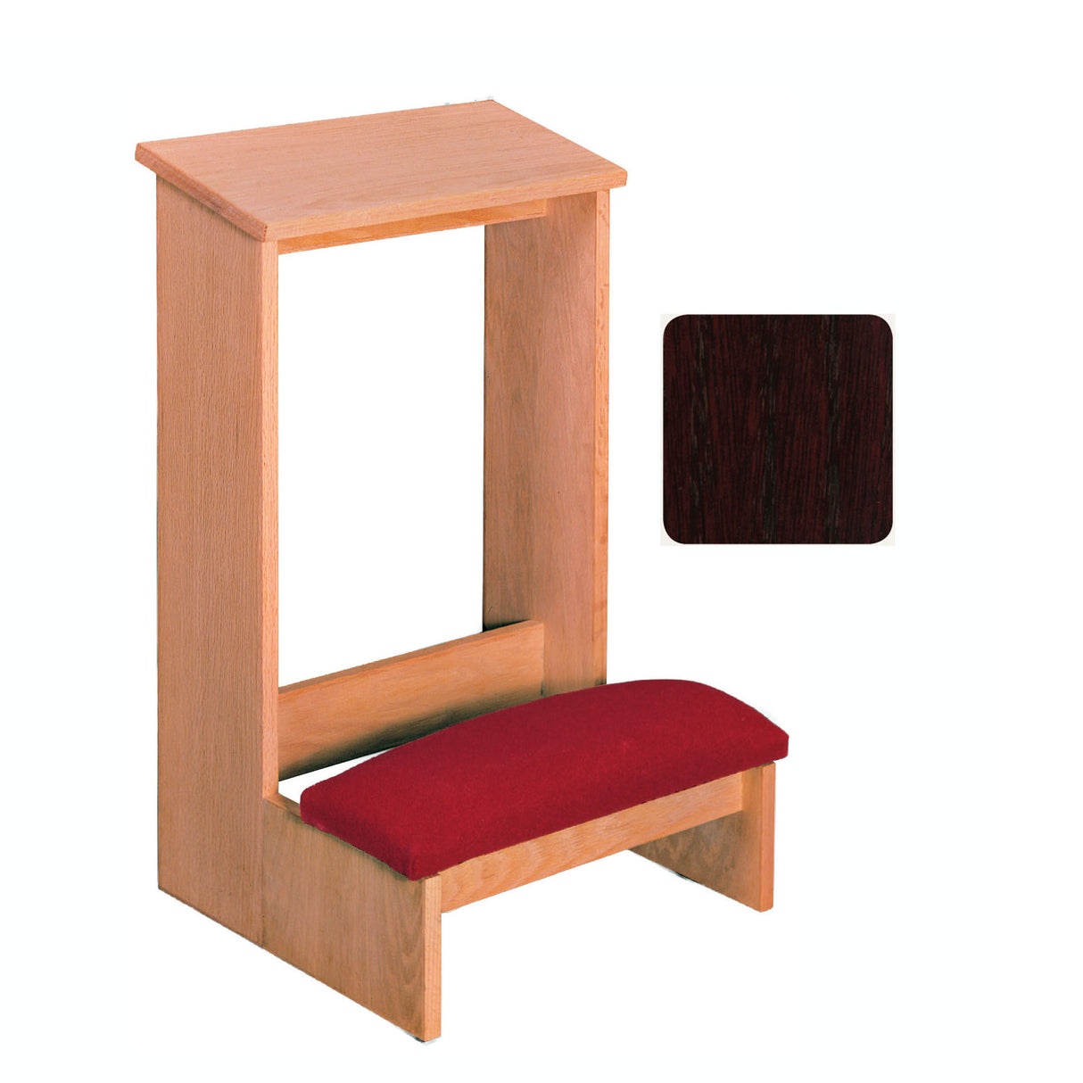 Mahogany Finish 19 inch wide Prie Dieu 2300