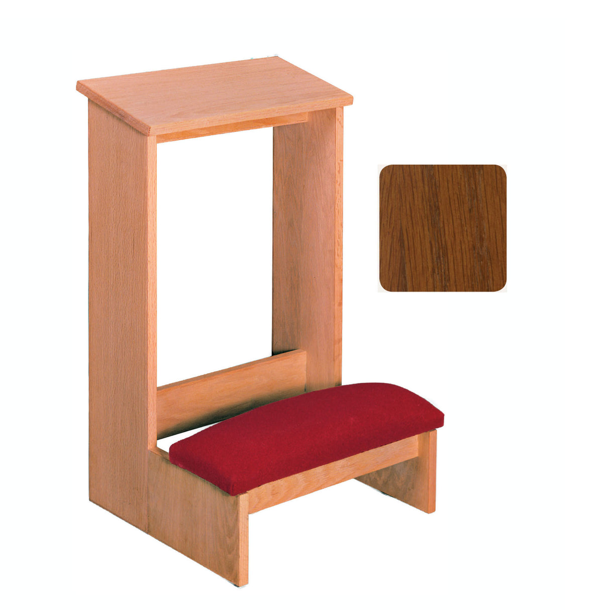 Sienna Finish 19 inch wide Prie Dieu 2300