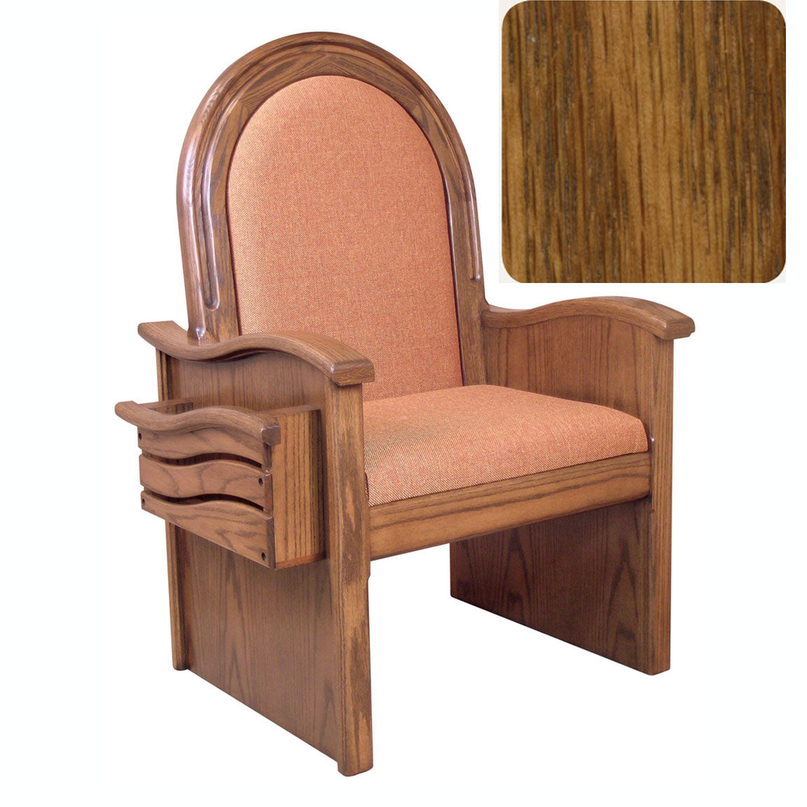 Amber 46 inch Roman Side Chair 688S