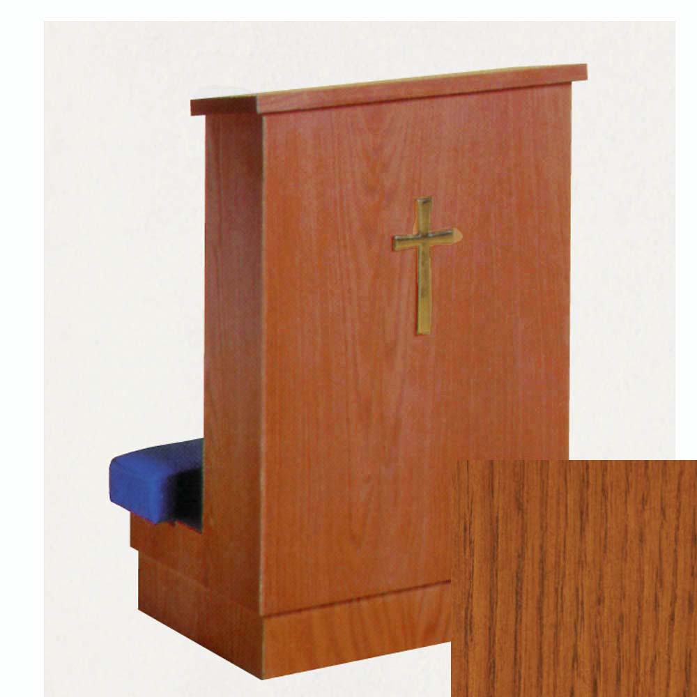 Solid Front Kneeler (Prie Dieu) with Shelf - Sunset 8011
