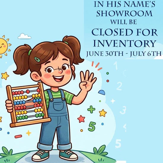 Upcoming Inventory Closing at In His Name