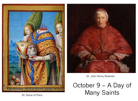 October 9 – A Day of Many Saints