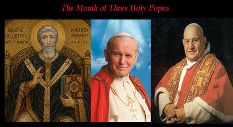 The Month of Three Holy Popes