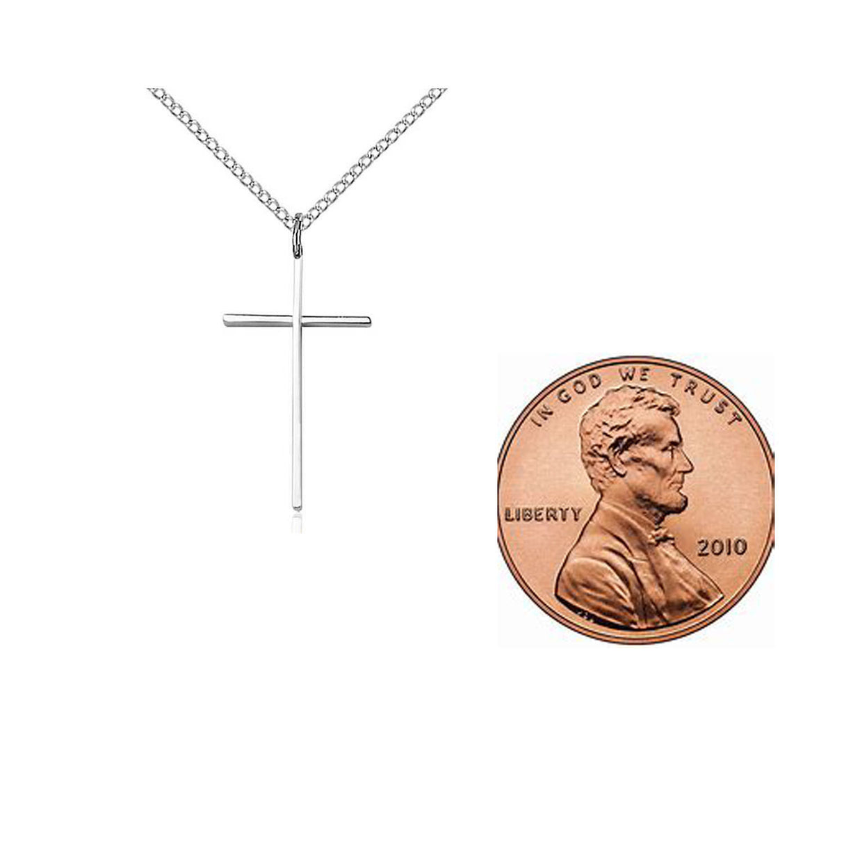 Sterling Silver Cross Pendant  0014MSS