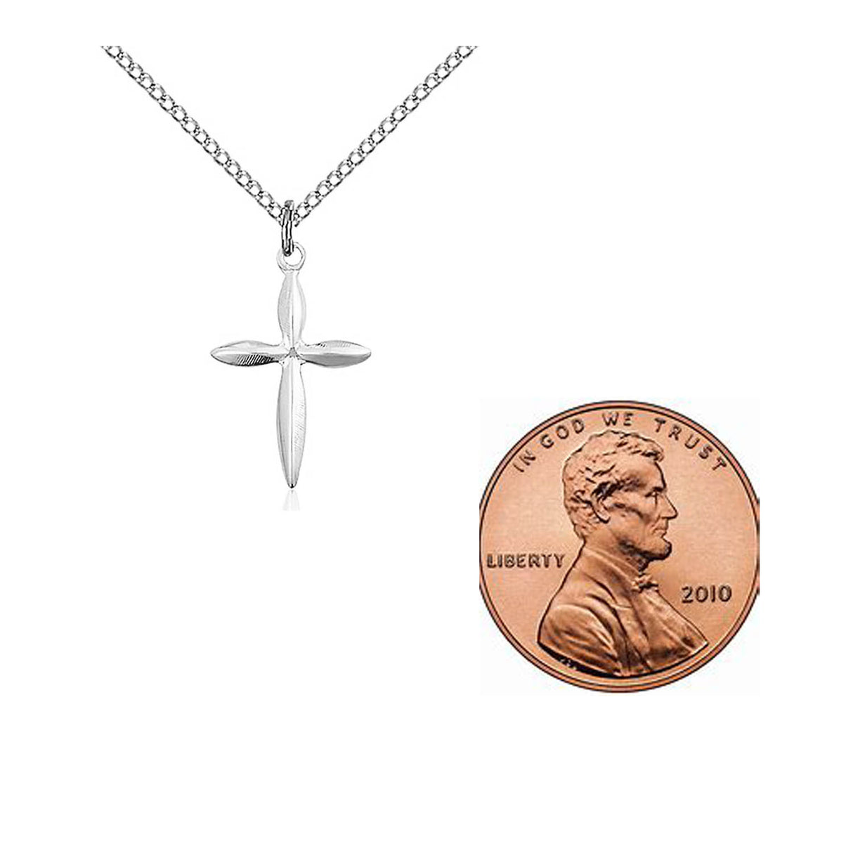 Sterling Silver Cross Pendant 0018YSS18SS