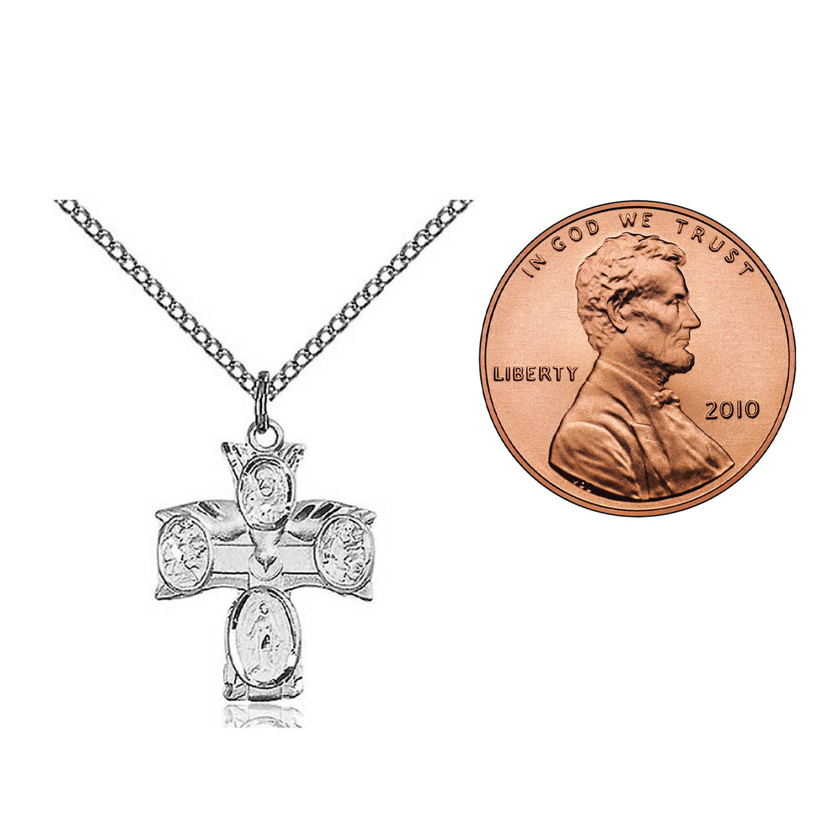 Sterling Silver 4-Way Pendant 0049SS18SS