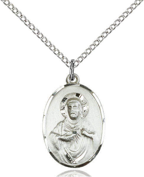 Sterling Silver Scapular Pendant - 0090SSS/18SS