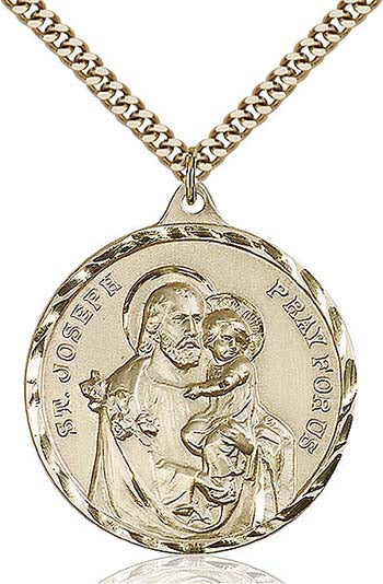 Gold Filled St. Joseph Pendant  0203KGF/24G