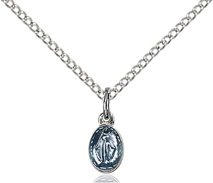 Sterling Silver Baby Miraculous Pendant  0205SS/18SS