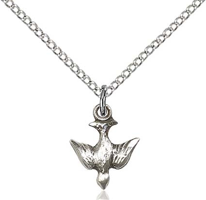 Sterling Silver Holy Spirit Pendant  0208SS/18SS