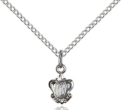 Sterling Silver Miraculous Pendant for Baby 0211PLSS/18SS