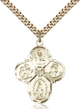 Gold Filled 4-Way Pendant 0478GF/24G