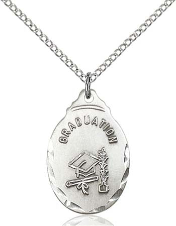 Sterling Silver Graduate Pendant  0599ZSS/18SS